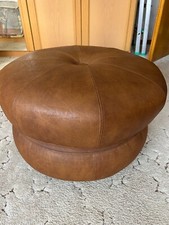 Sesselhocker rund mit Rollen 70er Jahre