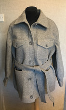 Oasis grauer Mantel Petite Gr