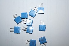 5 x Selen Flachgleichrichter v. Siemens/Siemag, Typ 86011, Radio Rectifier, NOS