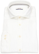 Pure Hemd Slim Fit Casual Kentkragen Leinen weiß - ohne OVP