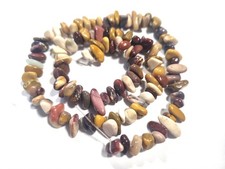 Mookait Edelstein Splitter Nuggets ~ 5-8mm Strang Chips Perlen auffädeln