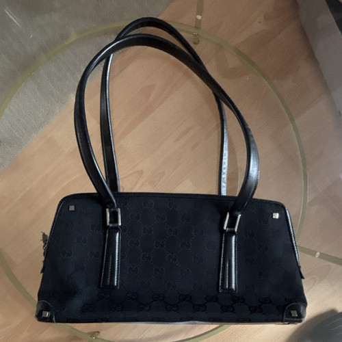 Gucci canvas schultertasche - gg,