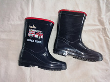 Gummistiefel Stiefel Matschschuhe Matschstiefel Feuerwehr Kinder 27