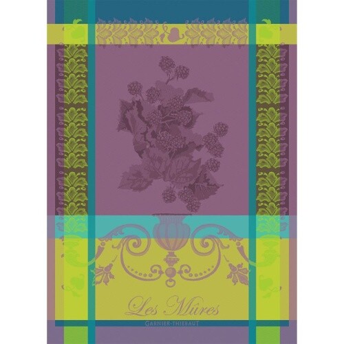Geschirrtuch les mures violet - geschirrtuch,