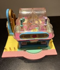 Polly Pocket Light Up Supermarket Bluebird 1995 mit Figuren und Einkaufswagen