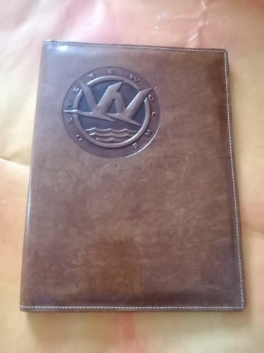 Vintage aktentasche buch braun - aktentasche,