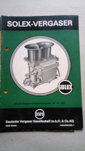 Solex doppel fallstromvergaser - solex, doppel-fallstromvergaser