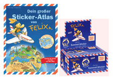 Felix Sticker ein Hase auf