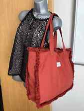 SOTHYS Schultertasche Sommer Shopper Strandtasche - Burnt Orange Rot