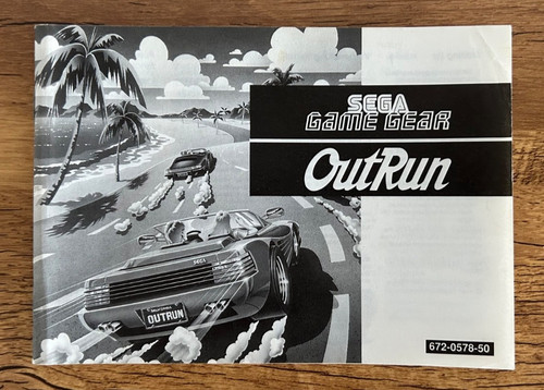 Sega game gear outrun - sega,