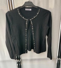 Elegante schwarze Strickjacke