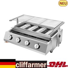 Edelstahl Brenner 4-Flammen