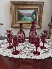 Alt 2x Karaffe Egermann &