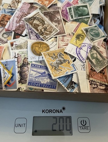 150g briefmarken kiloware - briefmarken,