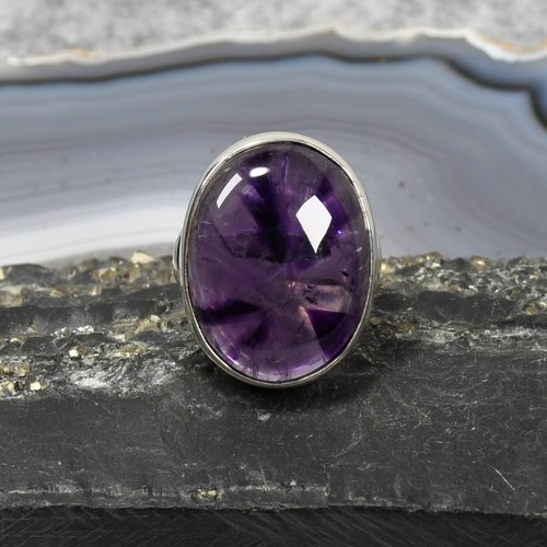 Amethyst ring 925er - 925er, silber