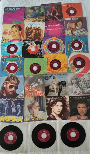 Konvolut singles schallplatten - konvolut,