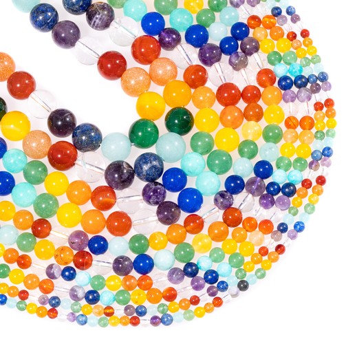 Edelstein mix perle kugel - edelstein,