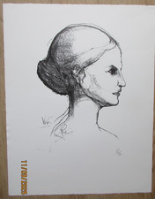 Erotischer Surrealismus - Lithografie von Heinrich RICHTER - Signierte Auflage