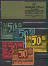 Erfurt - Stadt - 5x Notgeld +
