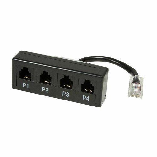 Rj45 auf rj11 - rj45, 4-fach