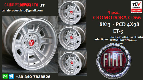 Alufelgen fiat cromodora - 4,