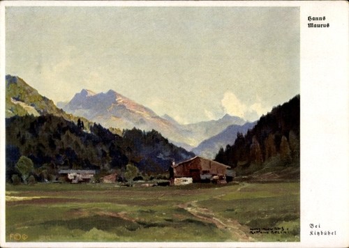 Künstler maurus hanns - künstler, ak