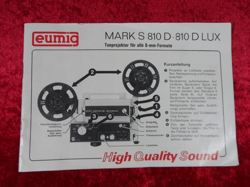 Eumig mark 810 d - "eumig, s