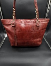 Vintage leder handtasche - leder,