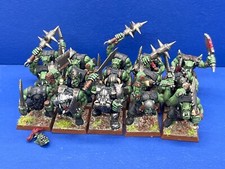 15 Orkkrieger / Orc Warriors der Orks & Goblins GUT BEMALT