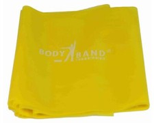 BodyBand gelb (leicht) als Meterware - Fitnessband Fitnessbänder Gymnastikband