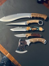 Kukri • Fighter-Dolch • Tanto Hybrid • Outdoor Folder • Mini-Axt „Wolf Edition“