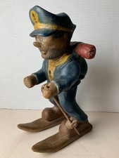 HOLZFIGUR CAPTAIN HADDOCK SKI