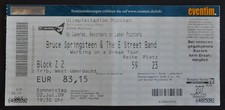 B. Springsteen, Tourheft+Ticket 02.07.09, München + 4LP-Box (s. Fotos, Beschr.)