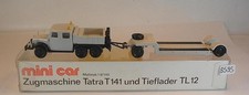 Mini Car 1/87 Nr. 6502 Tatra 141 Zugmaschine mit Tieflader TL 12 OVP 1 #8595