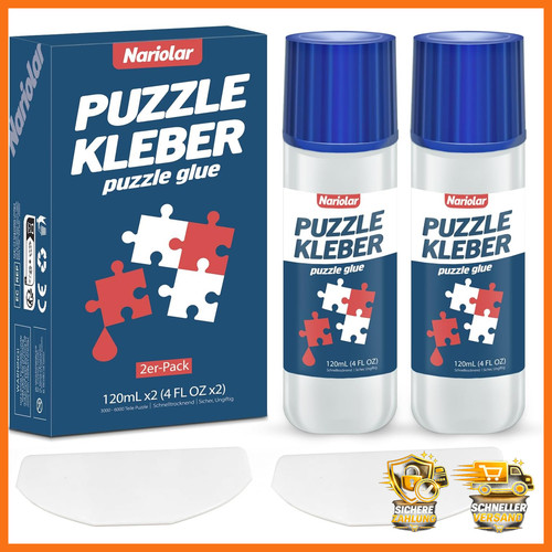 Puzzle kleber transparent mit - kleber,