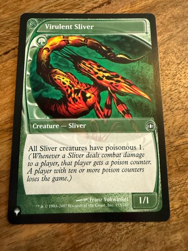 Virulent sliver virulenter - sliver, /