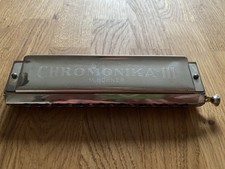 Hohner Chromonica III 280 Mundharmonika, Tonart C-Dur, mit Originalbox