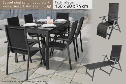Alu gartensitzgruppe - alu,
