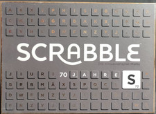 Scrabble 70 Jahre Jubiläumsedition von Mattel ab 10 Jahren vollständig
