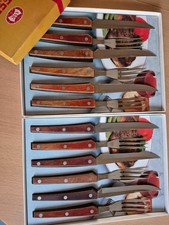 AMC Messer-Set im Originalkarton 6 Messer und 6 Gabeln Rostfrei OVP