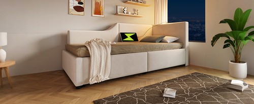 Schlafsofa tagesbett 90x190cm - tagesbett,