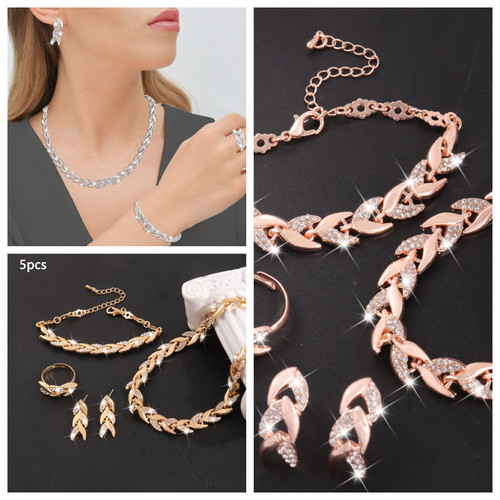 Schmuckset damen roségold - schmuckset,