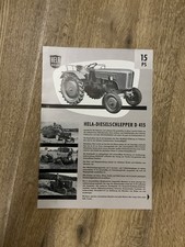 Orig. HELA D 415 Prospekt