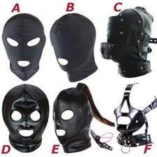 PU Leder Kopfmaske Bondage