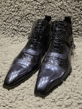 Jo Ghost Stiefel Ankle Boots Herrenschuhe, Größe 42, Blau