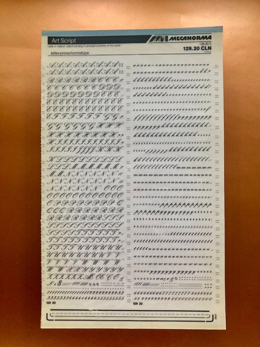 Mecanorma wie letraset art - mecanorma,
