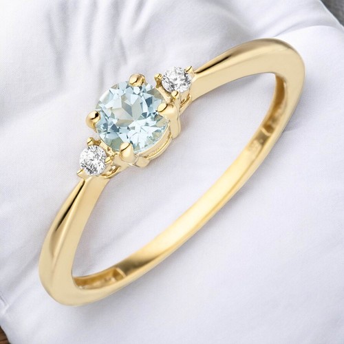 Damen ring schmal - schmal, gold