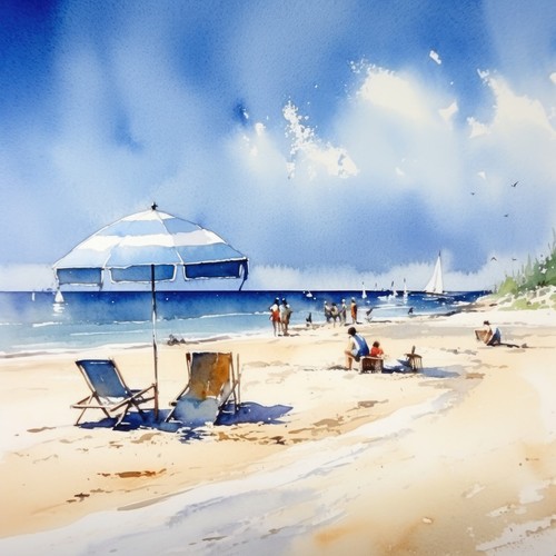 Wandbild urlaub strand meer - urlaub,
