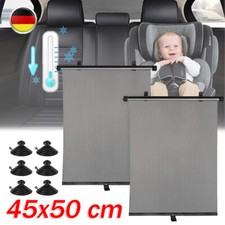 Auto Sonnenschutz Rollo Seitenfenster Abdeckung PKW KFZ Sonnenschutzrollo45x50cm