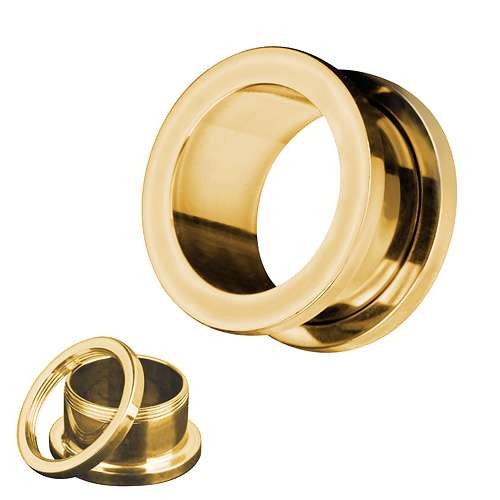 Flesh tunnel ohr plug screw - flesh,